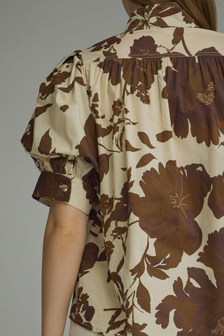 Fall in Bloom Button-Up Top - Sugar Co.