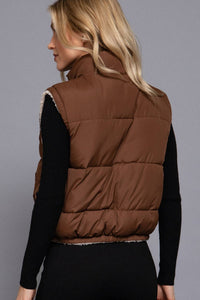 Double Take Vest Brown *reversible*