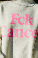 Fck Cancer & Support the Fighters Reversible Mock - Neck Sweatshirt - Sugar Co.