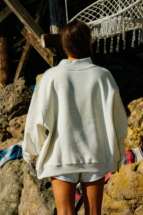 Fck Cancer & Support the Fighters Reversible Mock - Neck Sweatshirt - Sugar Co.