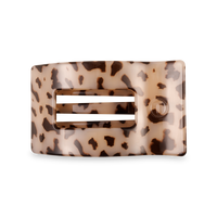 Flat Rectangle Hair Clip | Medium | Blonde Tortoise