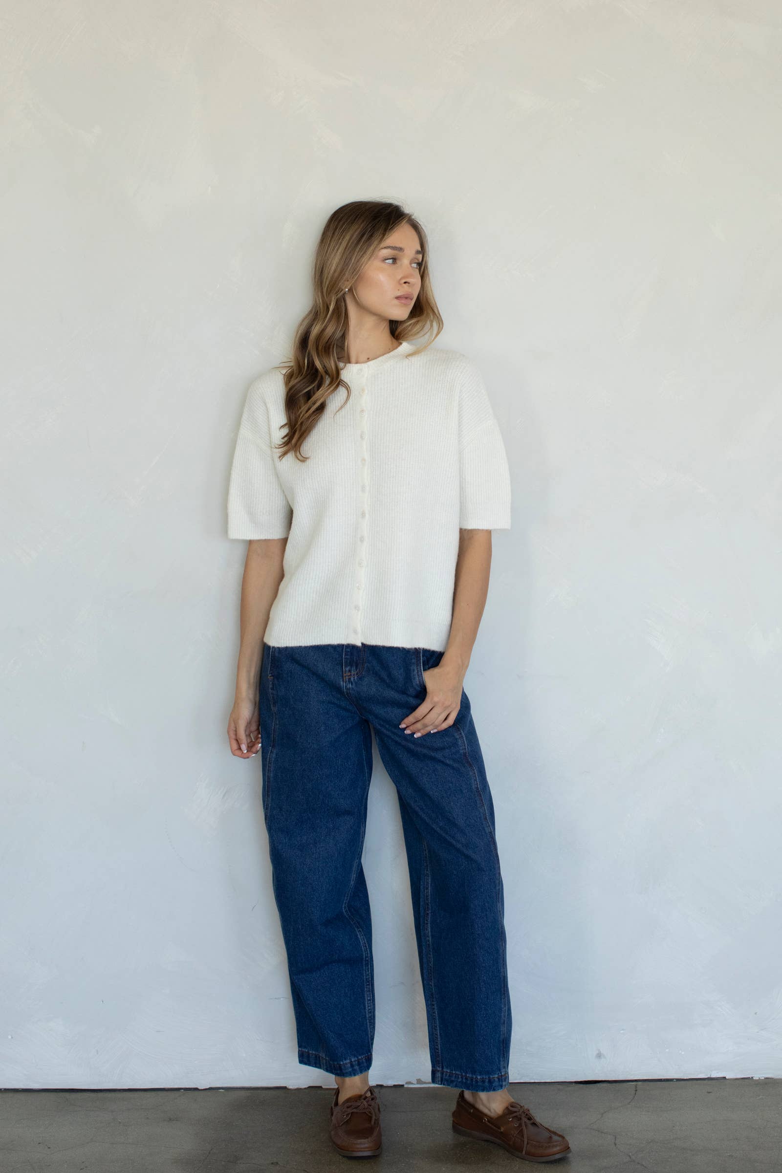 Cherie Cardigan: Tomato Red