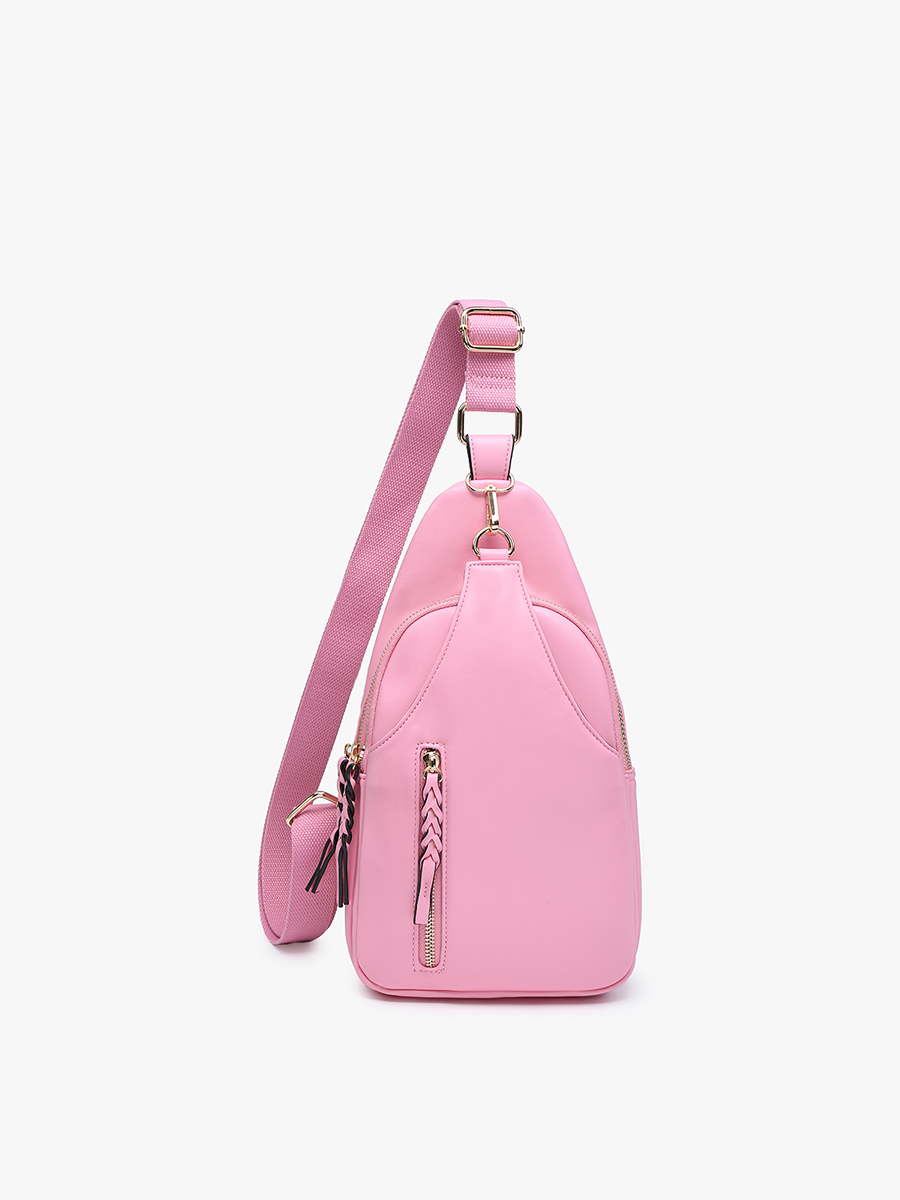 Nikki Dual Sling Bag: Bubblegum