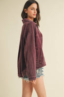 Backstory Denim Jacket Cherry Lacquer