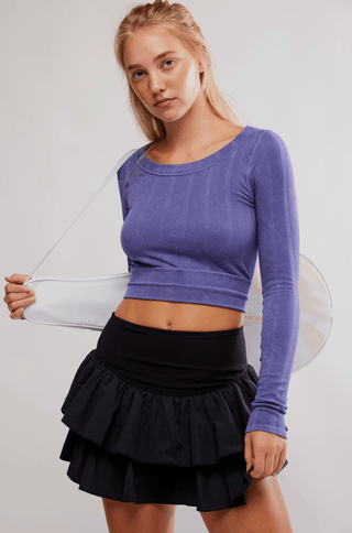 Field Day Skort Electric Shock Black - Sugar Co.