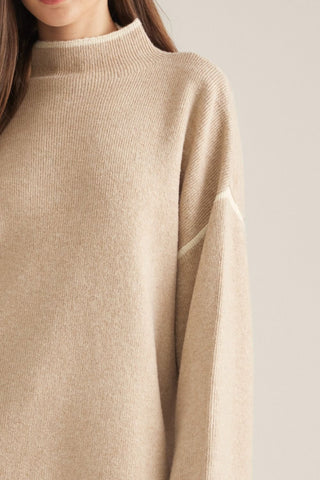 Fireside Mock Neck Sweater - needs picture - Sugar Co.