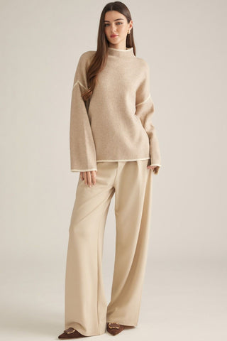 Fireside Mock Neck Sweater - needs picture - Sugar Co.
