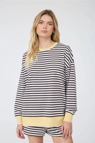 Fireside Stripe Boxy Top - Sugar Co.