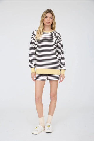 Fireside Stripe Boxy Top - Sugar Co.