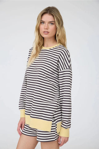 Fireside Stripe Boxy Top - Sugar Co.