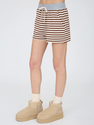 Fireside Stripe Knit Shorts - Sugar Co.