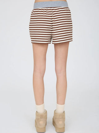 Fireside Stripe Knit Shorts - Sugar Co.