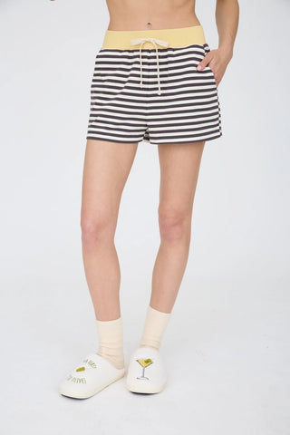 Fireside Stripe Knit Shorts - Sugar Co.
