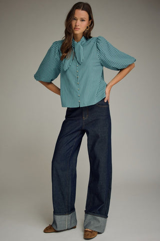 First Impression Striped Top - Sugar Co.