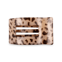 Flat Rectangle Hair Clip | Medium | Blonde Tortoise