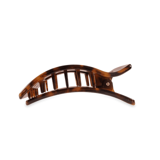 Flat Rectangle Hair Clip | Medium | Tortoise - Sugar Co.