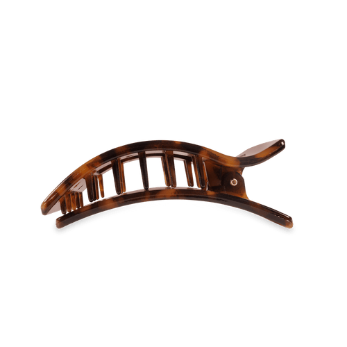 Flat Rectangle Hair Clip | Medium | Tortoise - Sugar Co.