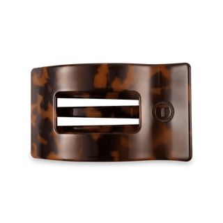 Flat Rectangle Hair Clip | Medium | Tortoise - Sugar Co.