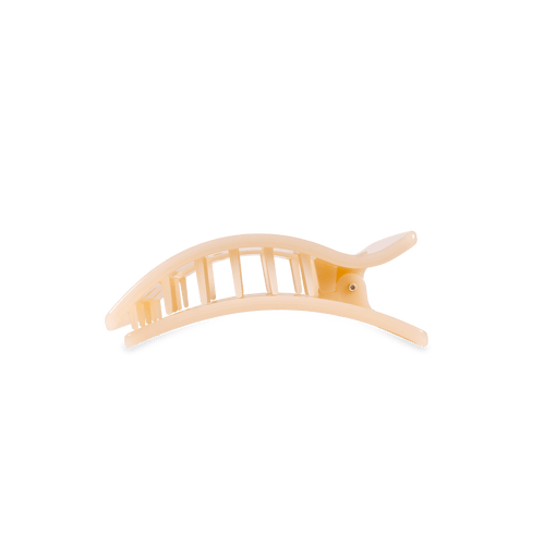 Flat Rectangle Hair Clip | Small | Almond Beige - Sugar Co.