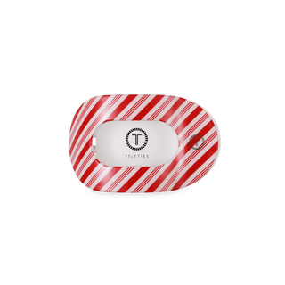 Flat Round Hair Clip | Small | Candy Cane Crush - Sugar Co.