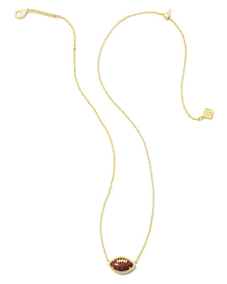 Football Gold Short Pendant Necklace - Sugar Co.