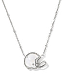 Football Helmet Short Pendant Necklace in Silver - Sugar Co.