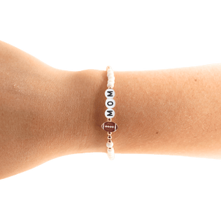 Football Mom Bracelet: Standard 6.75 / Gold - Sugar Co.