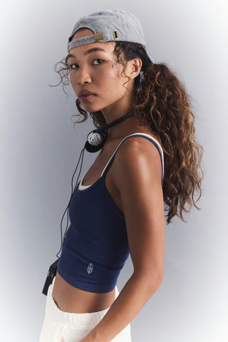 FP Movement | All Clear Coastline Cami True Navy with Cream - Sugar Co.
