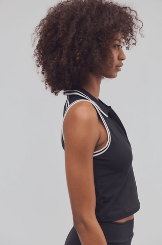 Fp Movement Forehand Polo Black - Sugar Co.