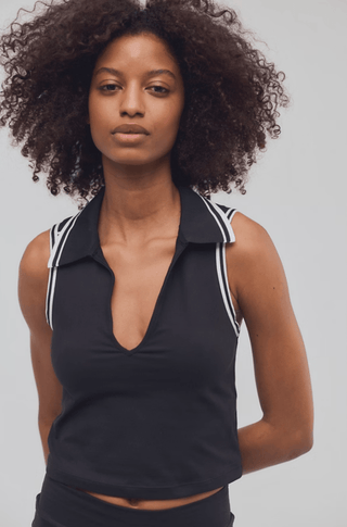 Fp Movement Forehand Polo Black - Sugar Co.