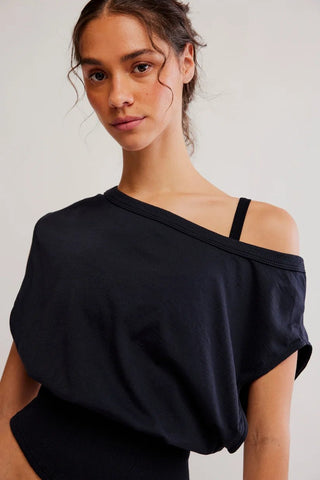 FP Movement | Light Of Day Banded Tee Black - Sugar Co.