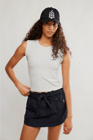 Fp Movement Love My Twist Muscle White Heather Grey - Sugar Co.