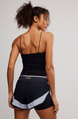 Fp Movement | Skinny Strap Logo Tank Black - Sugar Co.