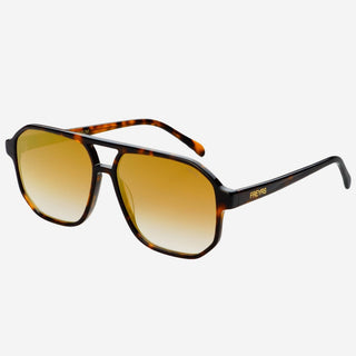 Freyrs | Billie Aviator Sunglasses : Tortoise + Gold Mirror - Sugar Co.