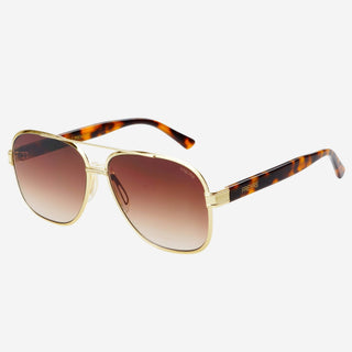 Freyrs | Carter Aviator Sunglasses Brown - Sugar Co.