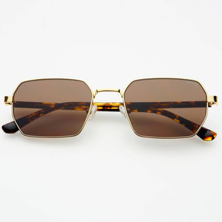 FREYRS Eyewear: Superior Sunglasses: Gold / Brown - Sugar Co.
