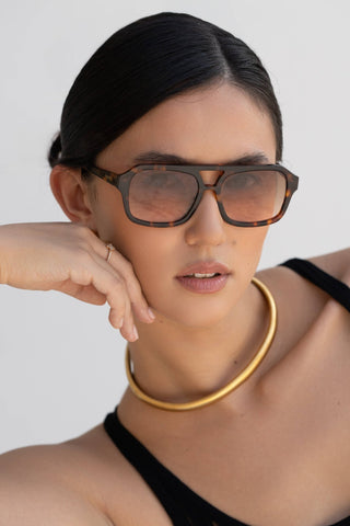 Freyrs | Havana Aviator Sunglasses Tortoise / Brown - Sugar Co.