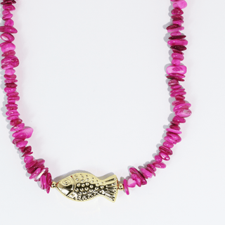 Fuchsia Ocean Necklace - Sugar Co.