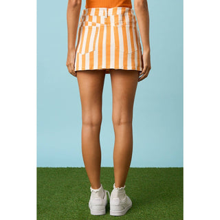 Game Day Ready Striped Mini Skort - Sugar Co.