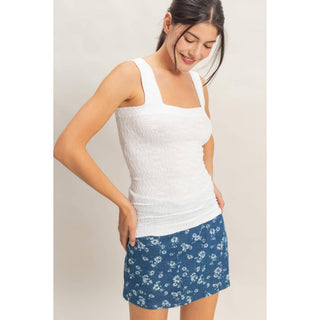 Garden Bloom Tank Bubble Pink - Sugar Co.