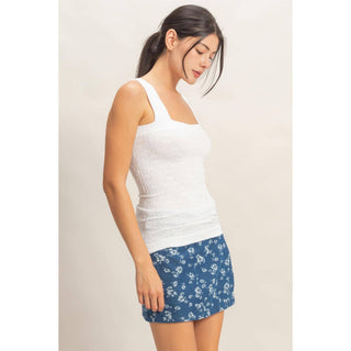 Garden Bloom Tank White - Sugar Co.