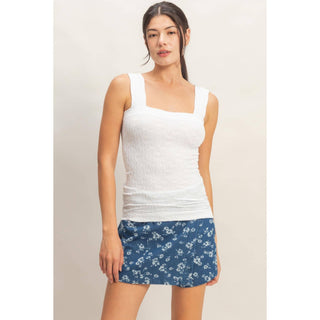 Garden Bloom Tank White - Sugar Co.