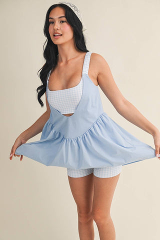Gingham Game Day Play Dress - Sugar Co.