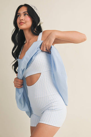 Gingham Game Day Play Dress - Sugar Co.
