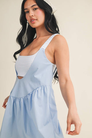 Gingham Game Day Play Dress - Sugar Co.
