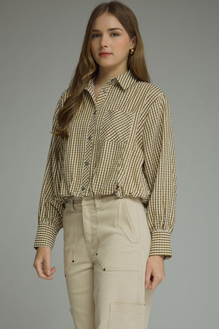 Gingham & Gather Top - Sugar Co.
