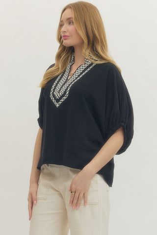 Gingham Pop Top - Sugar Co.