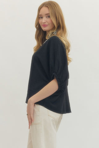 Gingham Pop Top - Sugar Co.