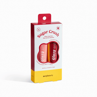 Glazy Lips DUO - Sugar Crush 2pc Strawberry Mochi/Cherry Pie - Sugar Co.