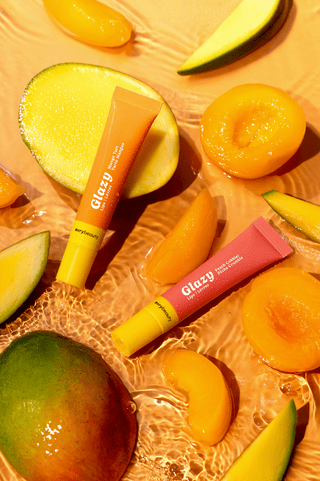 Glazy Lips DUO - Sunny Crush 2pc Mango Tart/Peach Cobbler - Sugar Co.